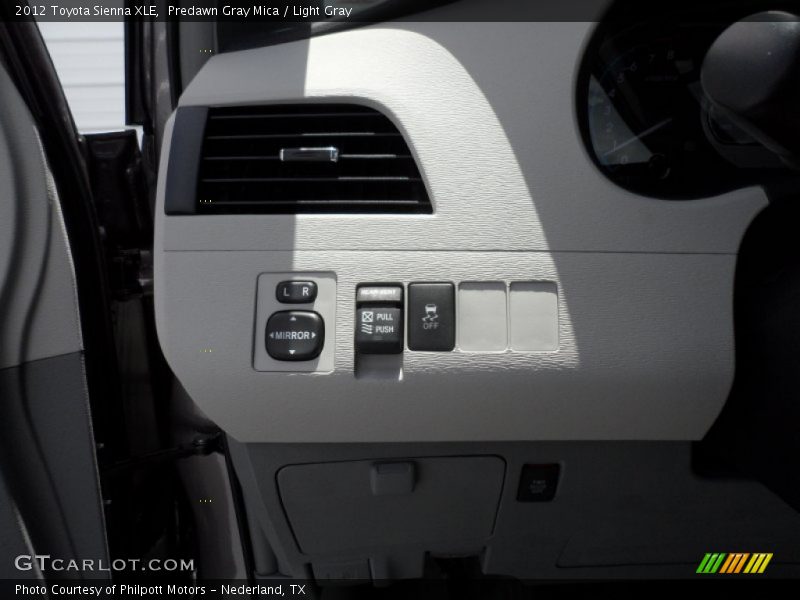 Predawn Gray Mica / Light Gray 2012 Toyota Sienna XLE