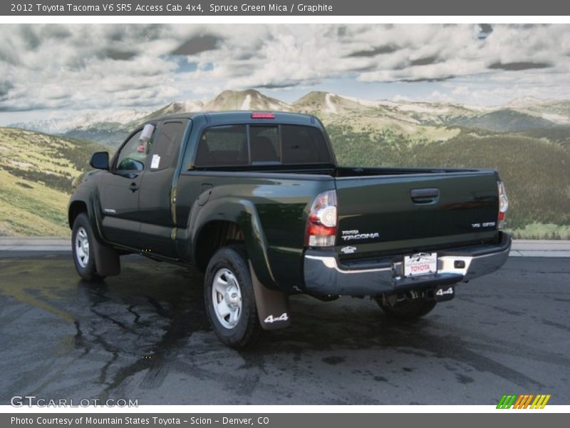 Spruce Green Mica / Graphite 2012 Toyota Tacoma V6 SR5 Access Cab 4x4