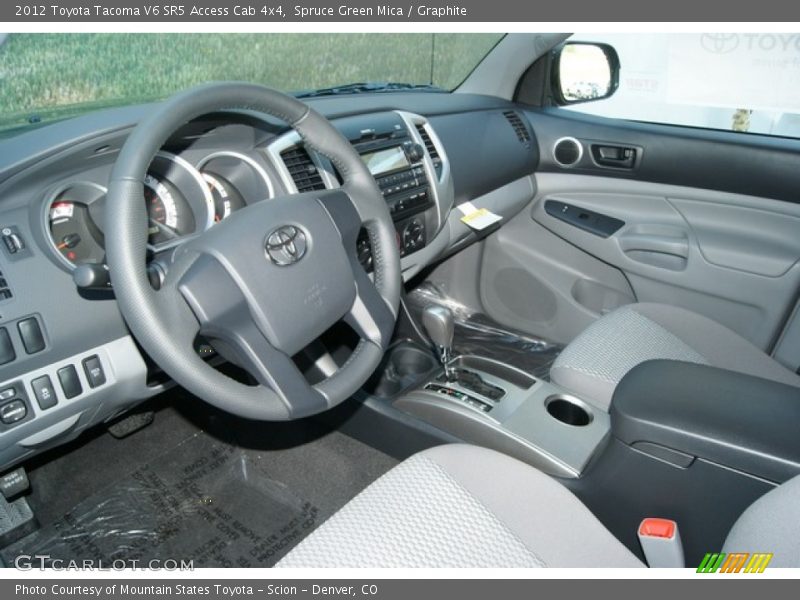 Spruce Green Mica / Graphite 2012 Toyota Tacoma V6 SR5 Access Cab 4x4