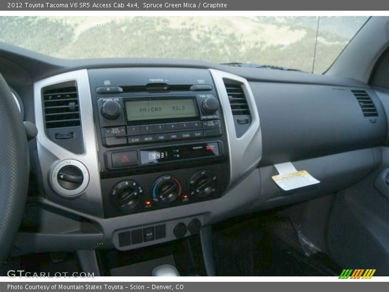 Spruce Green Mica / Graphite 2012 Toyota Tacoma V6 SR5 Access Cab 4x4