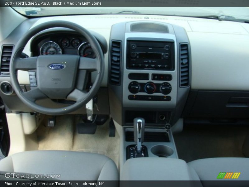 Black / Medium Light Stone 2007 Ford Edge SE AWD