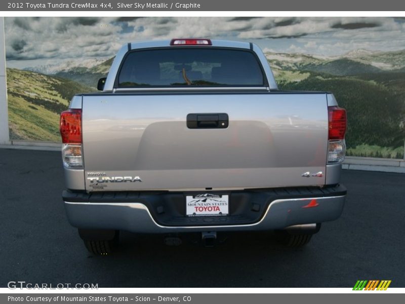 Silver Sky Metallic / Graphite 2012 Toyota Tundra CrewMax 4x4