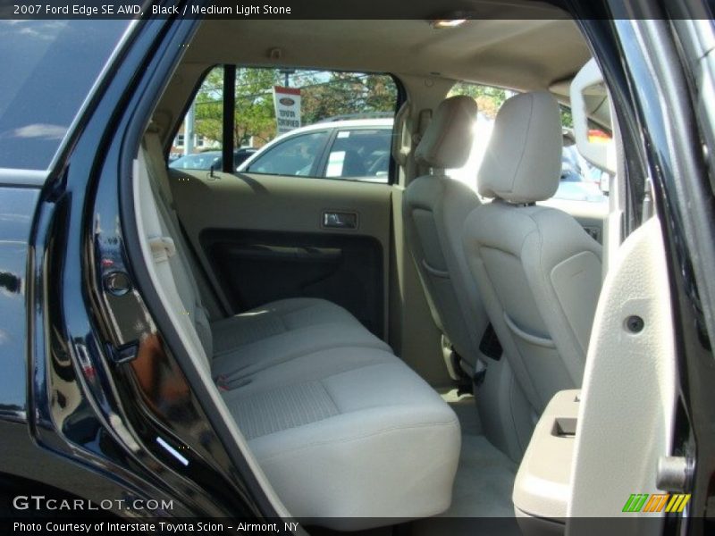 Black / Medium Light Stone 2007 Ford Edge SE AWD