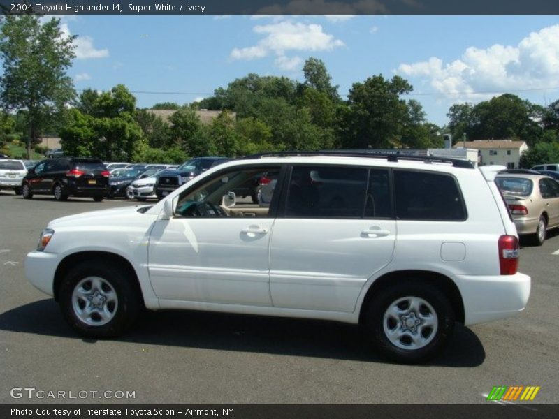 Super White / Ivory 2004 Toyota Highlander I4