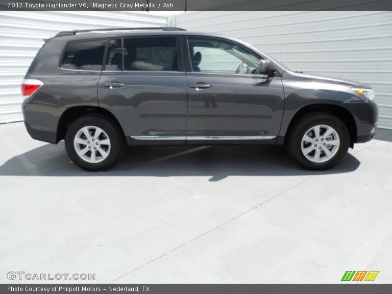 Magnetic Gray Metallic / Ash 2012 Toyota Highlander V6