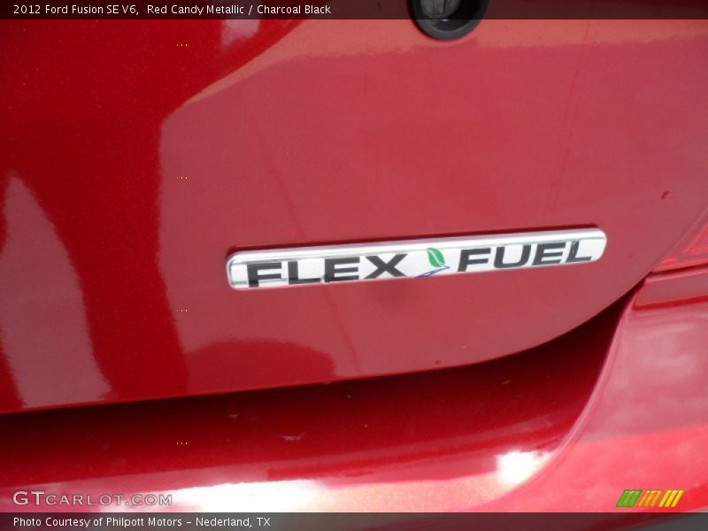 Red Candy Metallic / Charcoal Black 2012 Ford Fusion SE V6