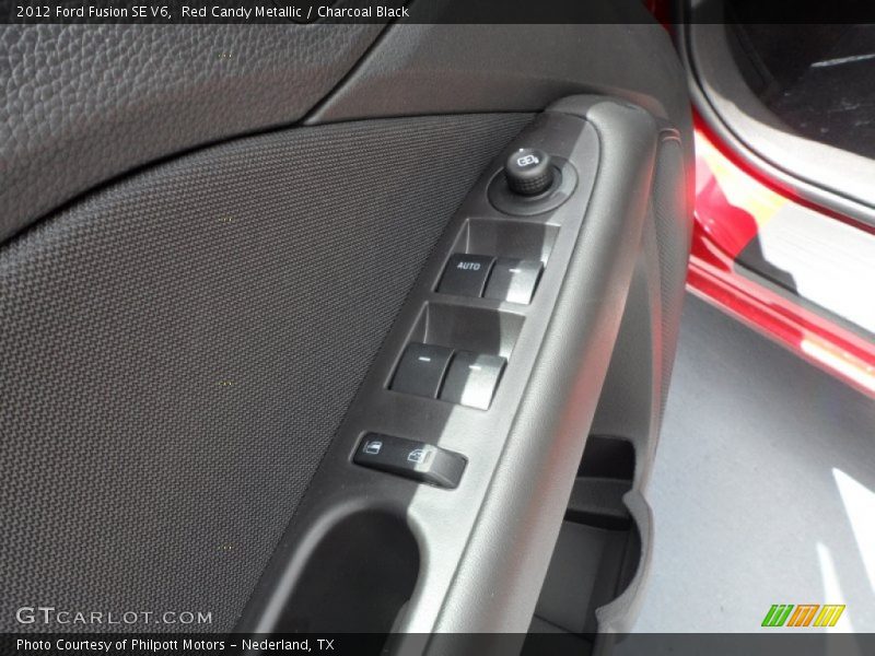 Red Candy Metallic / Charcoal Black 2012 Ford Fusion SE V6