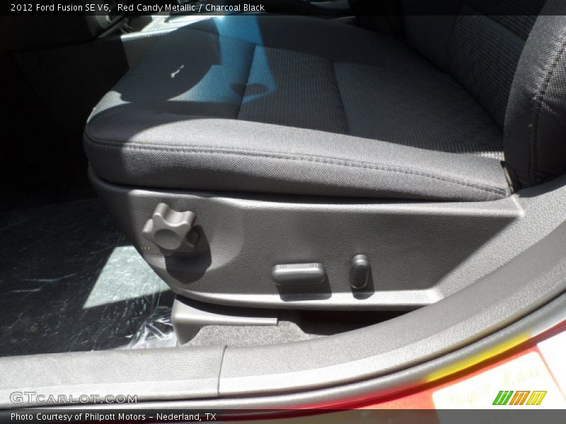 Red Candy Metallic / Charcoal Black 2012 Ford Fusion SE V6