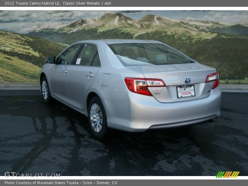Classic Silver Metallic / Ash 2012 Toyota Camry Hybrid LE
