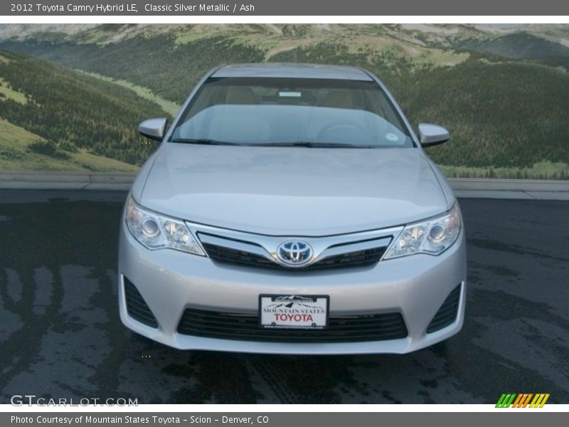 Classic Silver Metallic / Ash 2012 Toyota Camry Hybrid LE