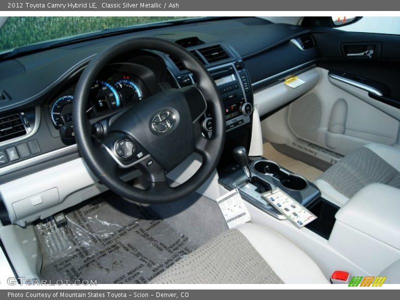 Classic Silver Metallic / Ash 2012 Toyota Camry Hybrid LE