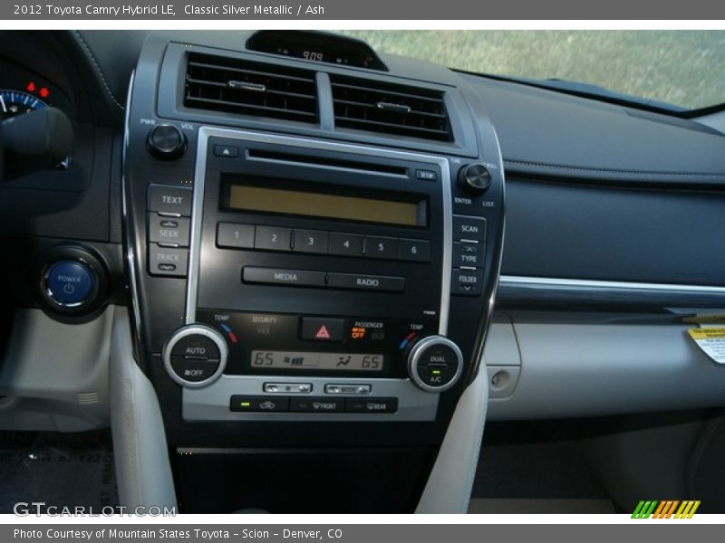 Classic Silver Metallic / Ash 2012 Toyota Camry Hybrid LE