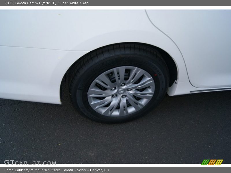 Super White / Ash 2012 Toyota Camry Hybrid LE