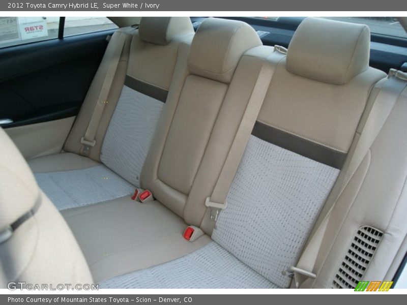 Super White / Ivory 2012 Toyota Camry Hybrid LE