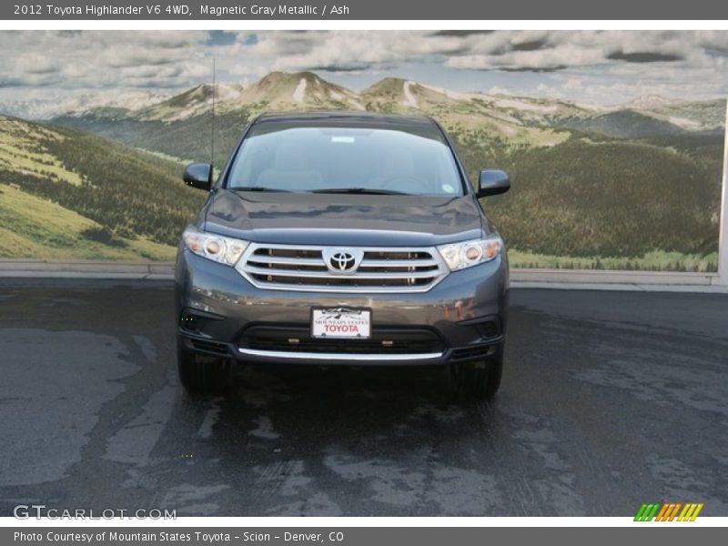 Magnetic Gray Metallic / Ash 2012 Toyota Highlander V6 4WD