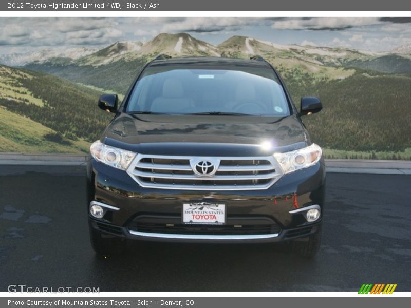 Black / Ash 2012 Toyota Highlander Limited 4WD