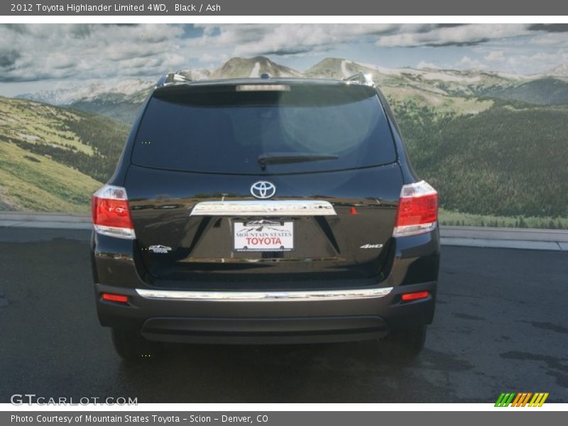 Black / Ash 2012 Toyota Highlander Limited 4WD