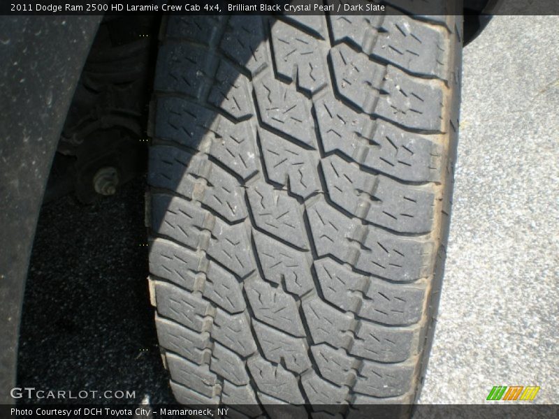 Brilliant Black Crystal Pearl / Dark Slate 2011 Dodge Ram 2500 HD Laramie Crew Cab 4x4