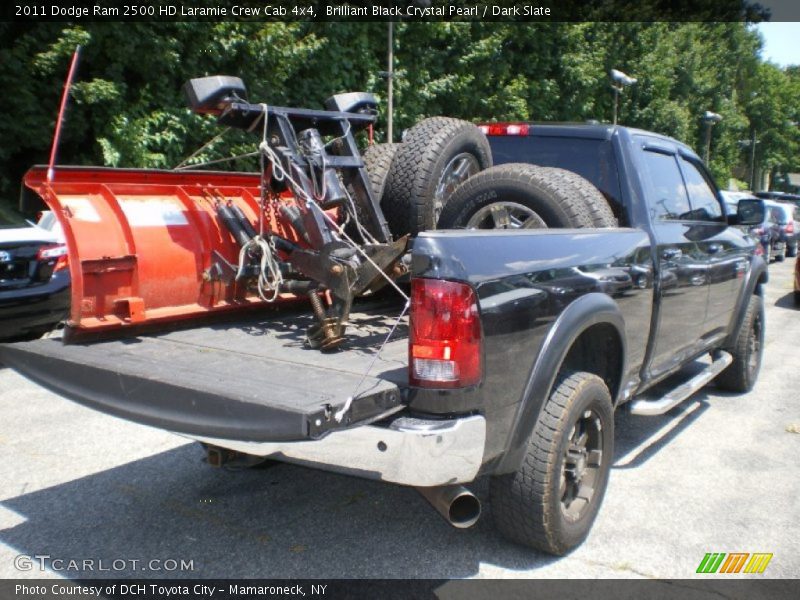 Brilliant Black Crystal Pearl / Dark Slate 2011 Dodge Ram 2500 HD Laramie Crew Cab 4x4