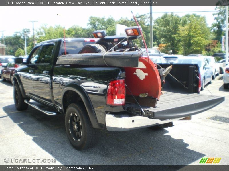Brilliant Black Crystal Pearl / Dark Slate 2011 Dodge Ram 2500 HD Laramie Crew Cab 4x4