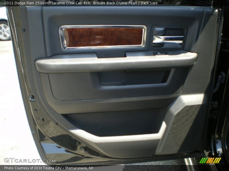 Brilliant Black Crystal Pearl / Dark Slate 2011 Dodge Ram 2500 HD Laramie Crew Cab 4x4