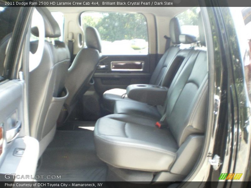 Brilliant Black Crystal Pearl / Dark Slate 2011 Dodge Ram 2500 HD Laramie Crew Cab 4x4