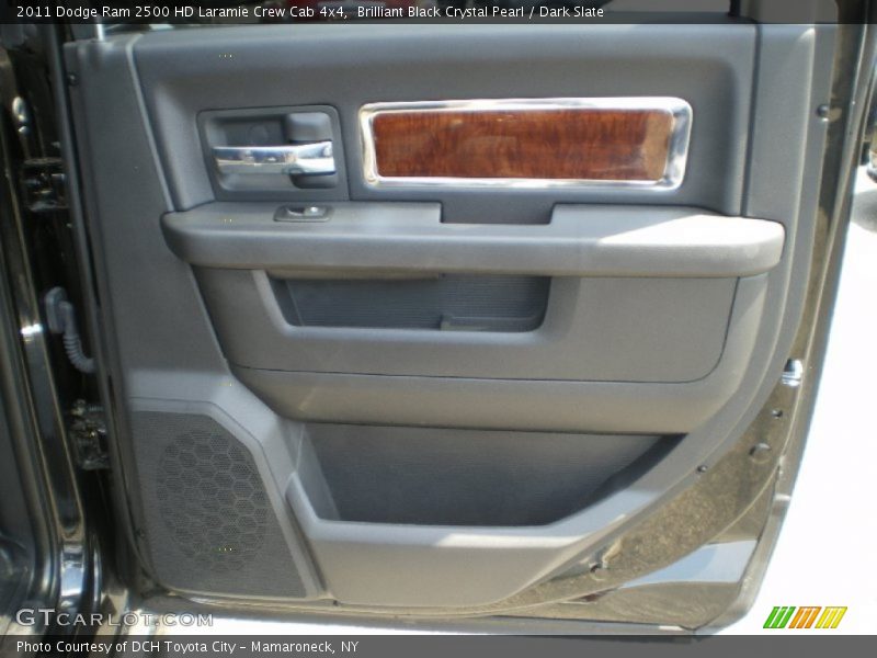 Brilliant Black Crystal Pearl / Dark Slate 2011 Dodge Ram 2500 HD Laramie Crew Cab 4x4