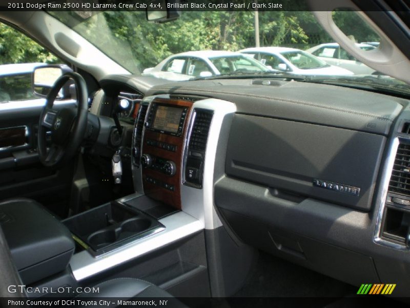 Brilliant Black Crystal Pearl / Dark Slate 2011 Dodge Ram 2500 HD Laramie Crew Cab 4x4