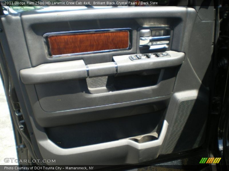 Brilliant Black Crystal Pearl / Dark Slate 2011 Dodge Ram 2500 HD Laramie Crew Cab 4x4