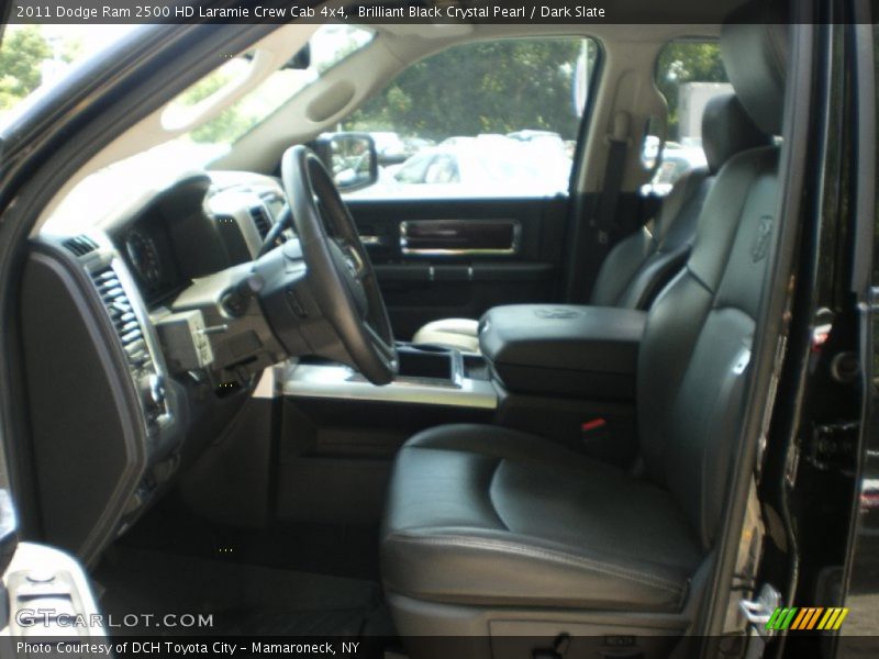 Brilliant Black Crystal Pearl / Dark Slate 2011 Dodge Ram 2500 HD Laramie Crew Cab 4x4