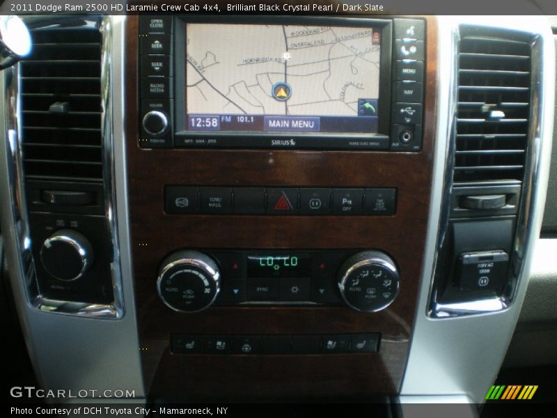 Brilliant Black Crystal Pearl / Dark Slate 2011 Dodge Ram 2500 HD Laramie Crew Cab 4x4