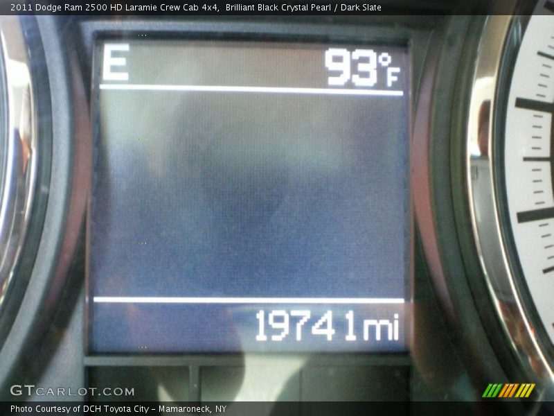 Brilliant Black Crystal Pearl / Dark Slate 2011 Dodge Ram 2500 HD Laramie Crew Cab 4x4