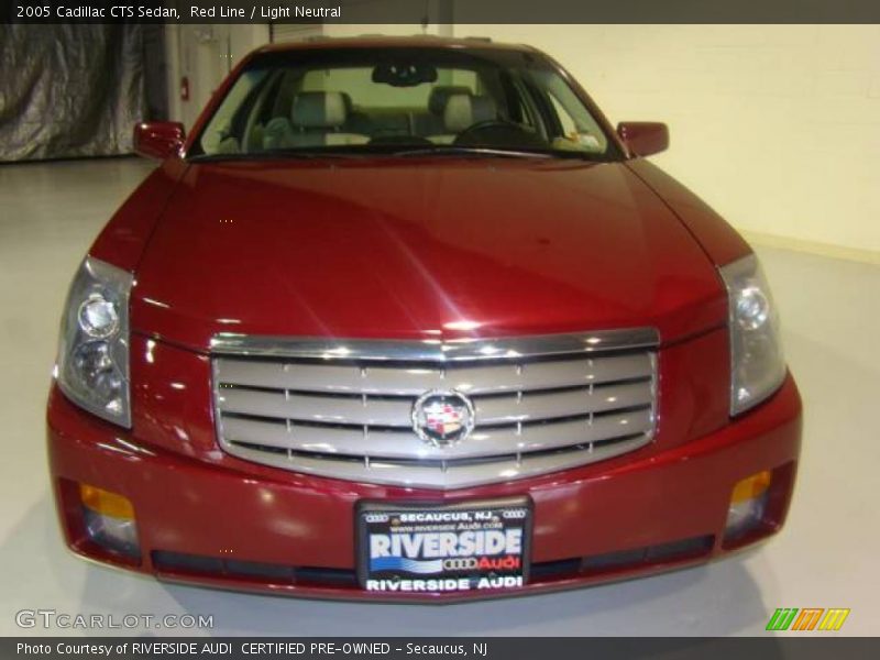 Red Line / Light Neutral 2005 Cadillac CTS Sedan