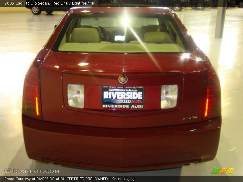 Red Line / Light Neutral 2005 Cadillac CTS Sedan