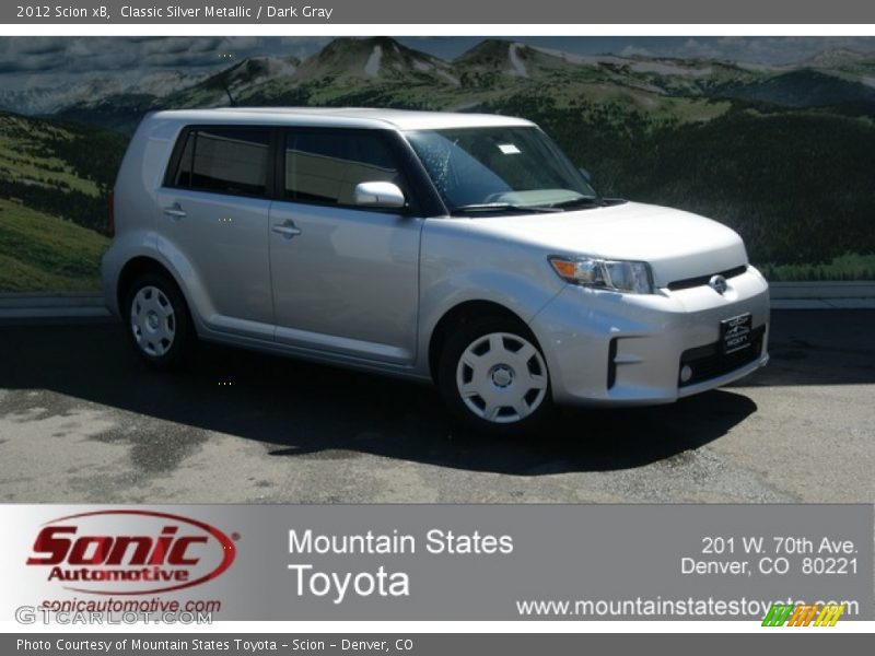 Classic Silver Metallic / Dark Gray 2012 Scion xB