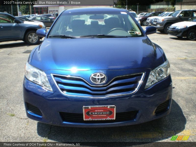 Blue Ribbon Metallic / Bisque 2010 Toyota Camry LE
