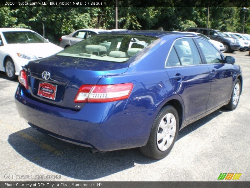 Blue Ribbon Metallic / Bisque 2010 Toyota Camry LE