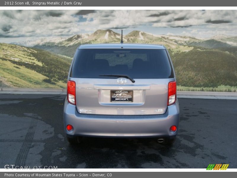 Stingray Metallic / Dark Gray 2012 Scion xB