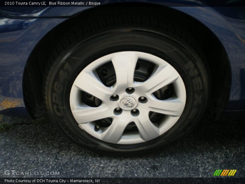 Blue Ribbon Metallic / Bisque 2010 Toyota Camry LE