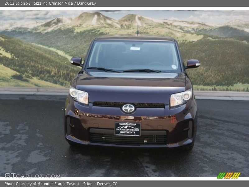 Sizzling Crimson Mica / Dark Gray 2012 Scion xB