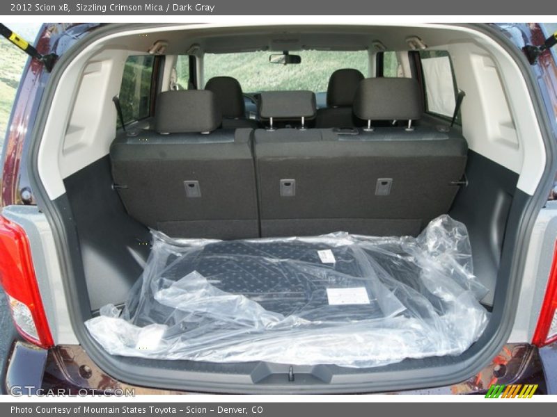 Sizzling Crimson Mica / Dark Gray 2012 Scion xB