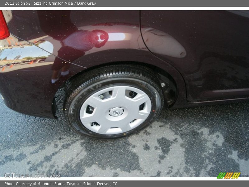 Sizzling Crimson Mica / Dark Gray 2012 Scion xB