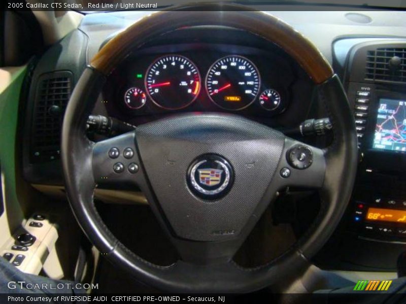 Red Line / Light Neutral 2005 Cadillac CTS Sedan