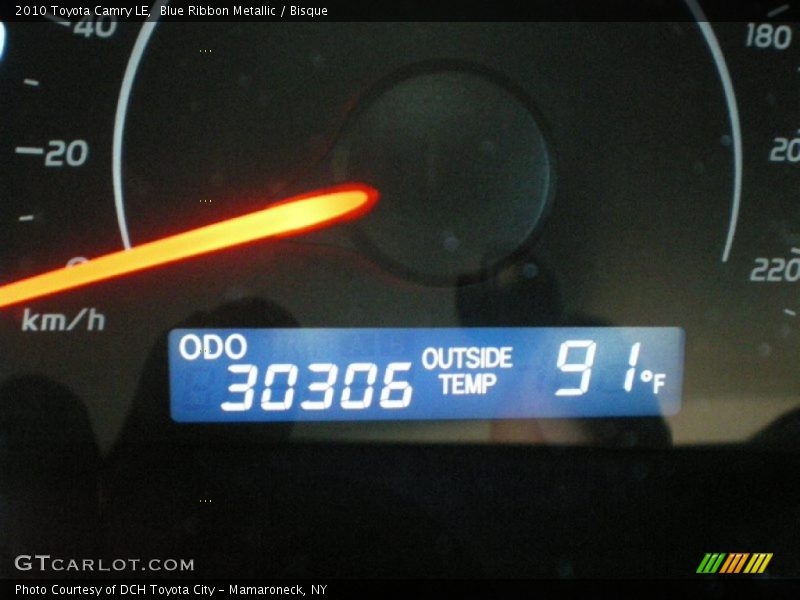 Blue Ribbon Metallic / Bisque 2010 Toyota Camry LE