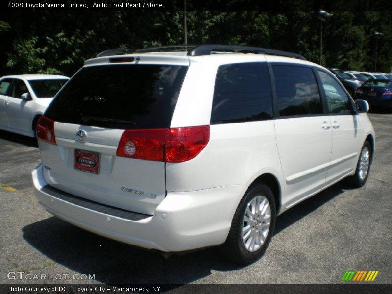 Arctic Frost Pearl / Stone 2008 Toyota Sienna Limited