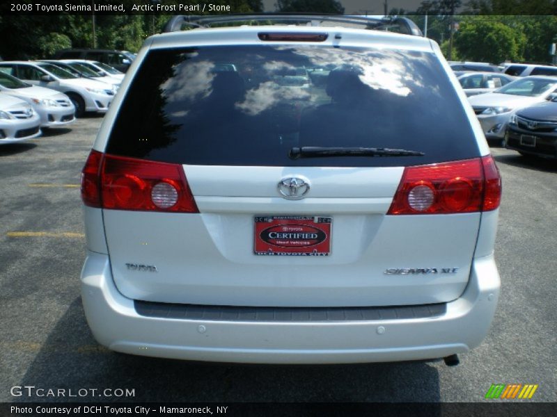 Arctic Frost Pearl / Stone 2008 Toyota Sienna Limited