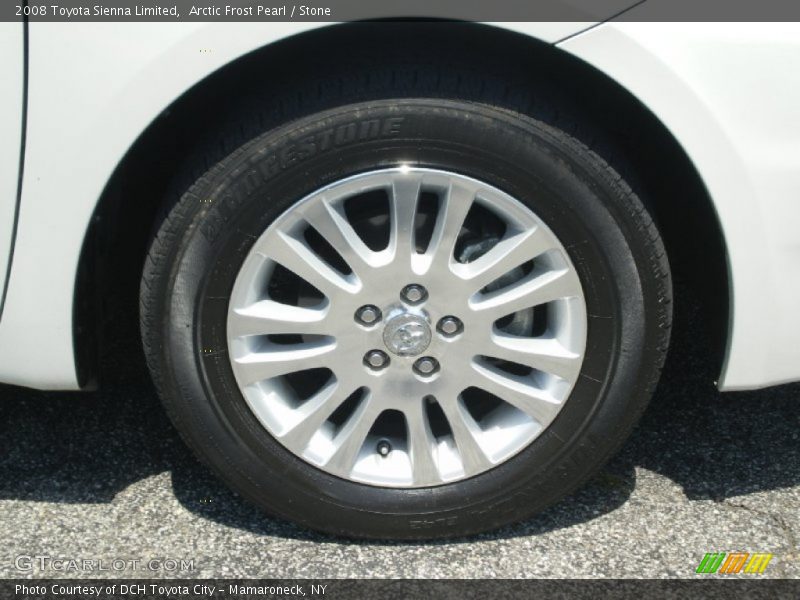 Arctic Frost Pearl / Stone 2008 Toyota Sienna Limited