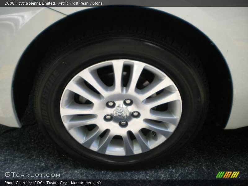 Arctic Frost Pearl / Stone 2008 Toyota Sienna Limited
