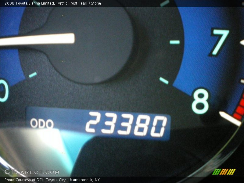 Arctic Frost Pearl / Stone 2008 Toyota Sienna Limited