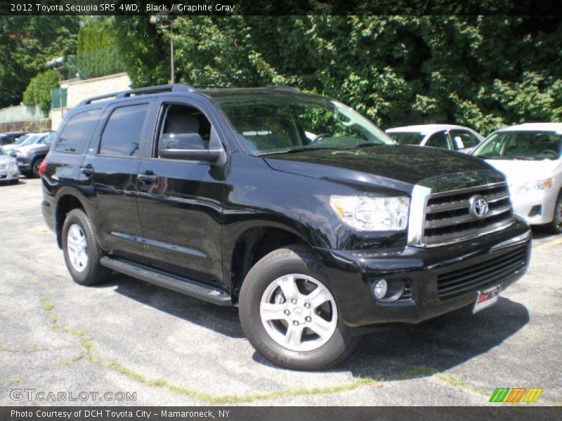 Black / Graphite Gray 2012 Toyota Sequoia SR5 4WD